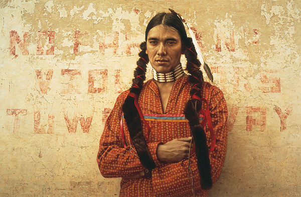 James bama Contemporary Sioux Indian